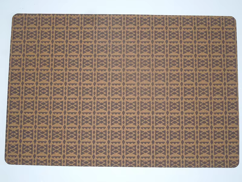 Natural Cork Rubber Front Door Mat